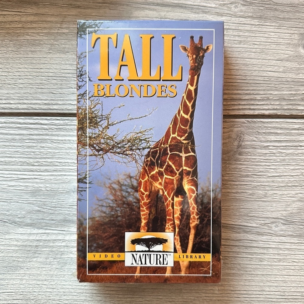Tall Blondes Giraffe Nature Documentary VHS Tape